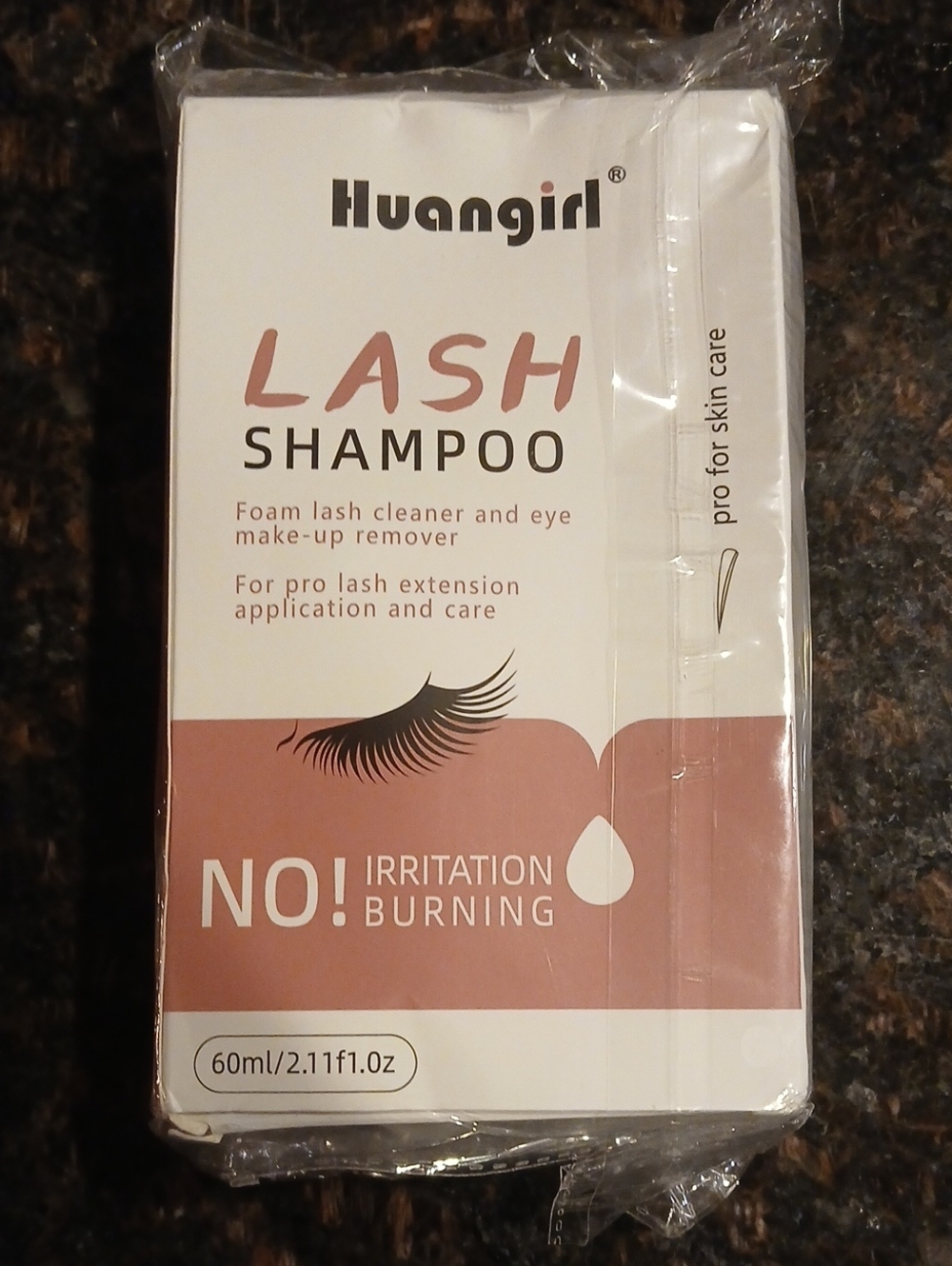 Pink Lash Shampoo - Gentle Foam Lash Cleaner